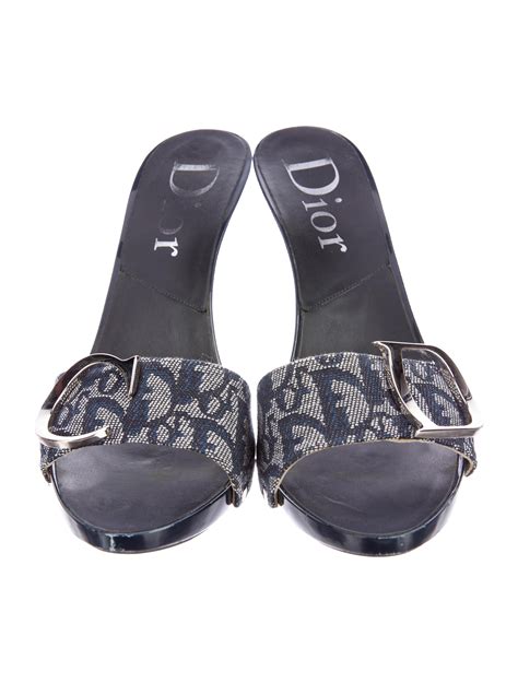 christian dior slides womens|Christian Dior sandals with strap.